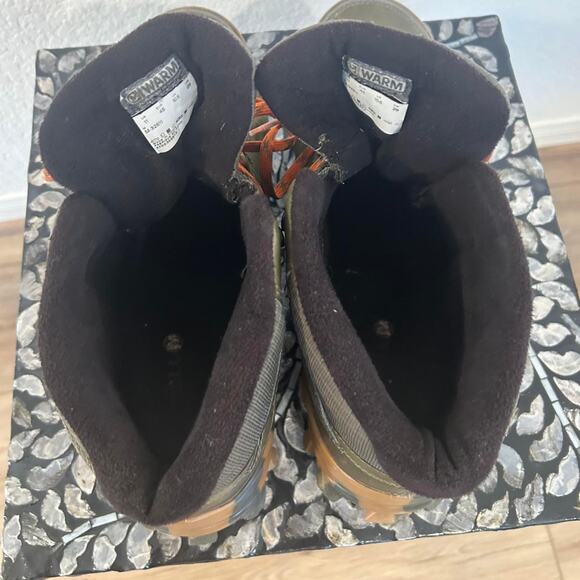 Olive green & brown Insulated Waterproof Merrell hiking boots - Picture 7 of 7